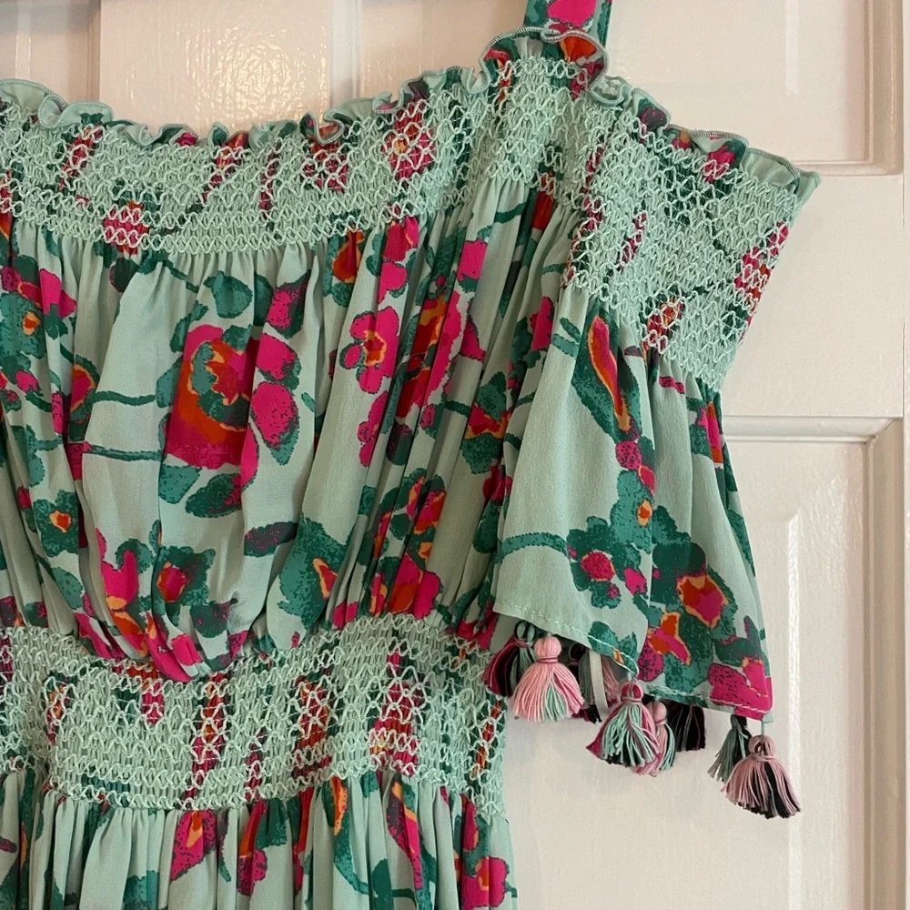 Tanya Taylor Size 2 Floral Dress - Picture 3 of 8